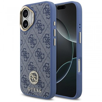 Guess Hardcase 4G Strass Logo iPhone 17 modrá