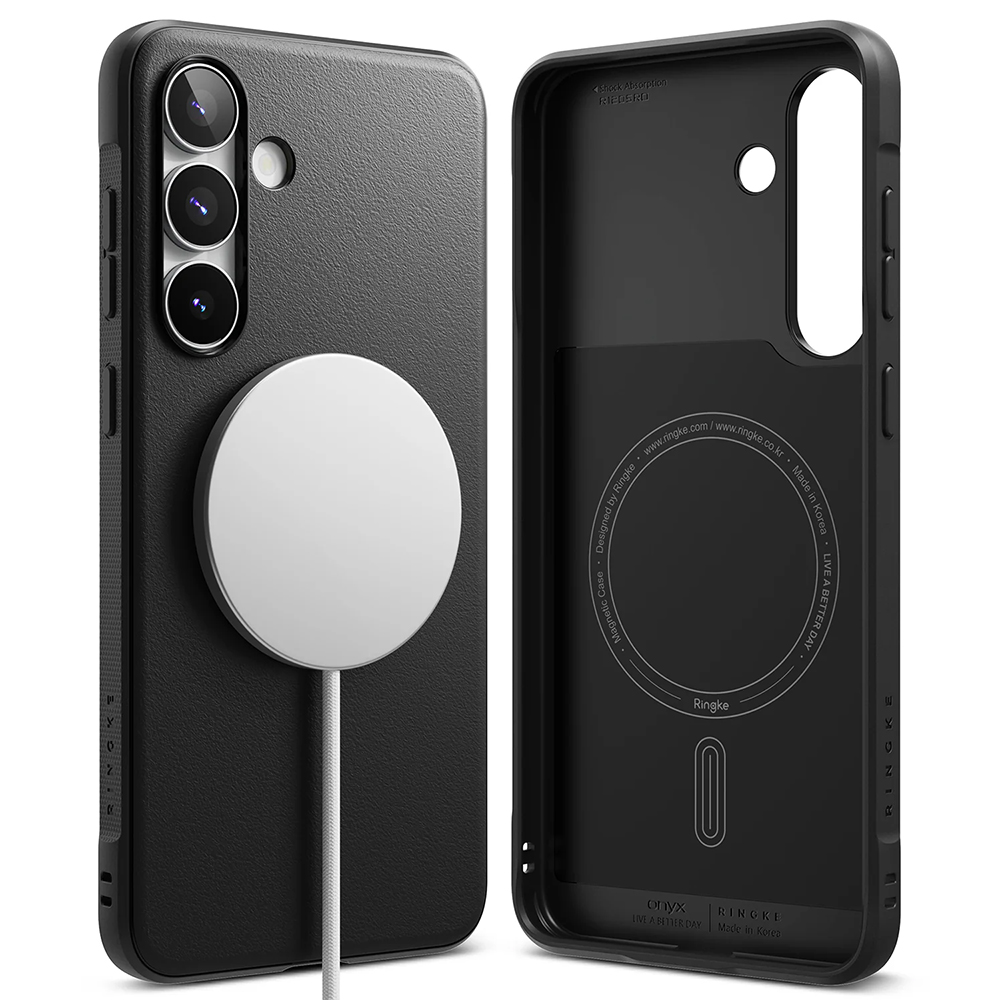 Levně Pouzdro Ringke Onyx MagSafe pro Samsung Galaxy S25 FE černé