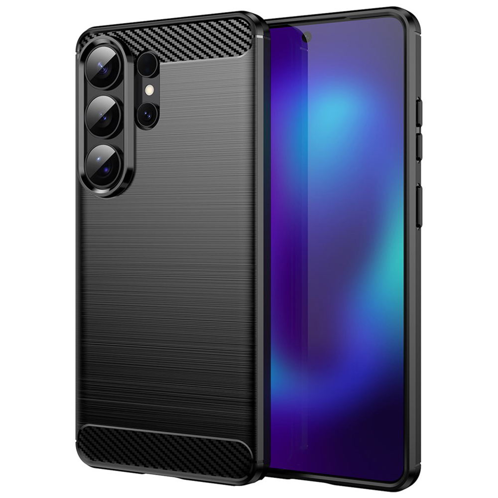 Levně Techsuit Carbon Silicone pro Samsung Galaxy S26 Ultra černý