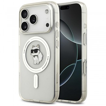 Karl Lagerfeld IML Choupette MagSafe iPhone 17 Pro Max průhledný