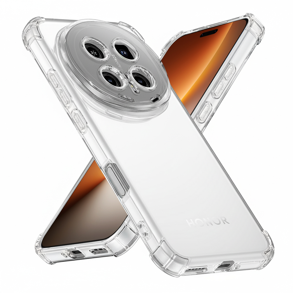 Levně Techsuit Shockproof silikonový obal Honor Magic8 Pro průhledný