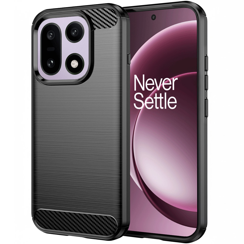 Levně Pouzdro Techsuit Carbon Silicone pro OnePlus 15 černé