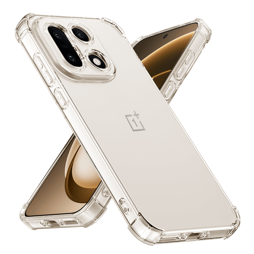 Levně Techsuit Shockproof průhledný silikonový obal OnePlus 15 průhledný