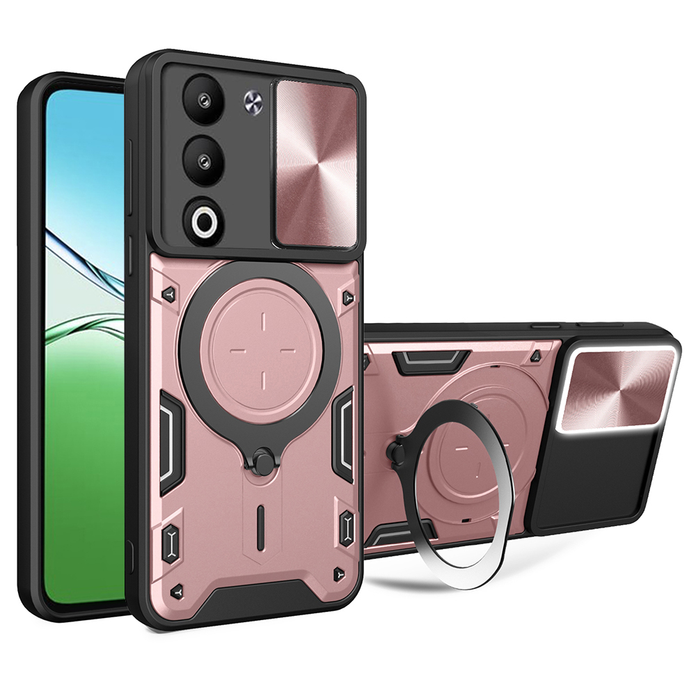 Levně Pouzdro Techsuit CamGuard Pro pro Oppo A5 4G A5 5G růžově zlaté