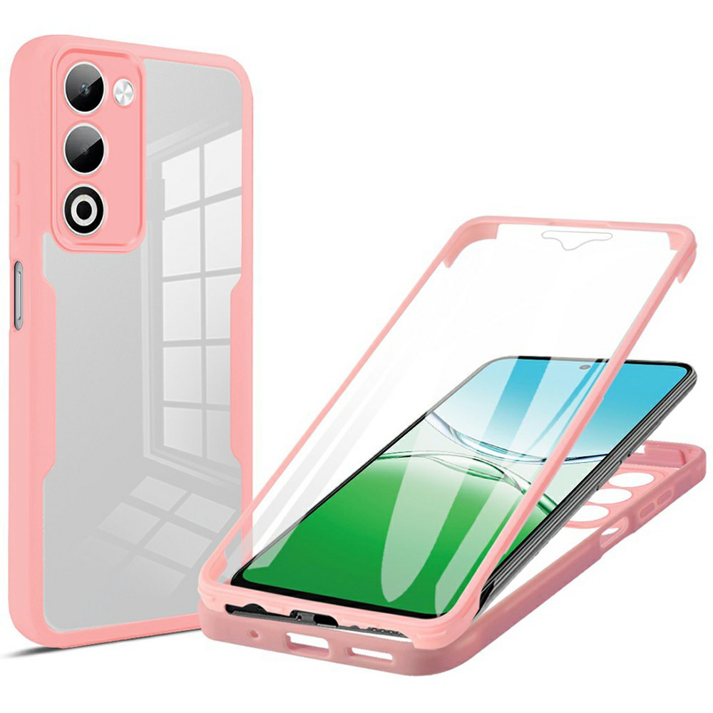 Levně Techsuit ColorVerse 360 Series + Ochranné sklo Oppo A5 4G / A5 5G Růžová