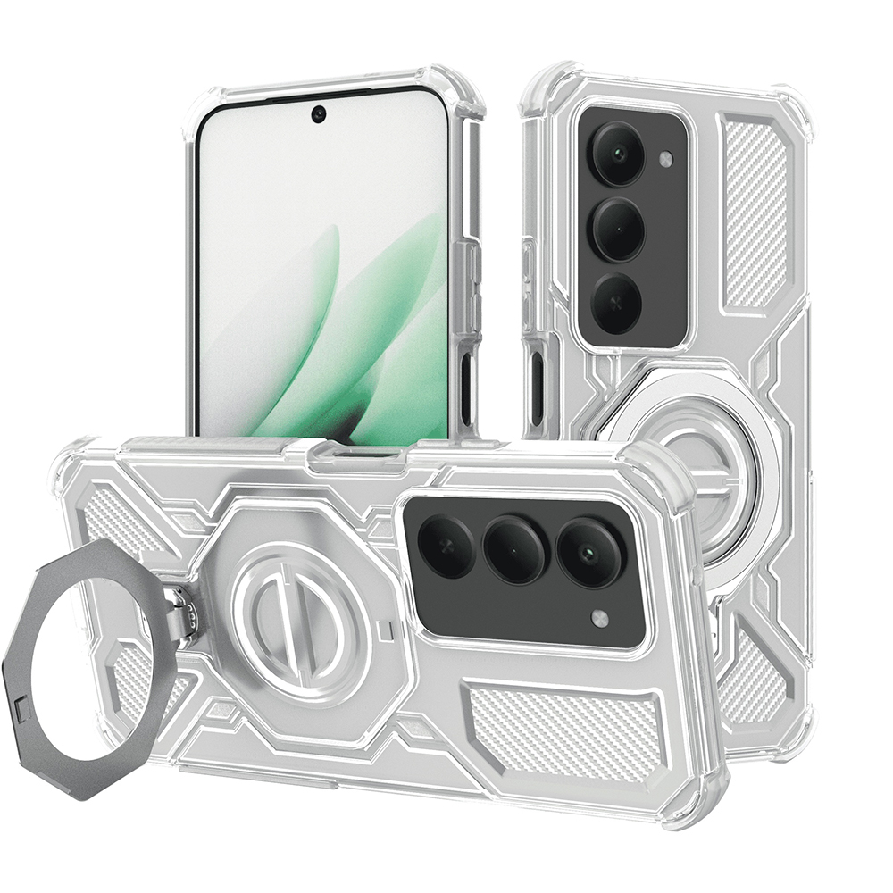Levně Techsuit Carbon Shield PRO pro Xiaomi Redmi 15 4G / 5G bílý průhledný