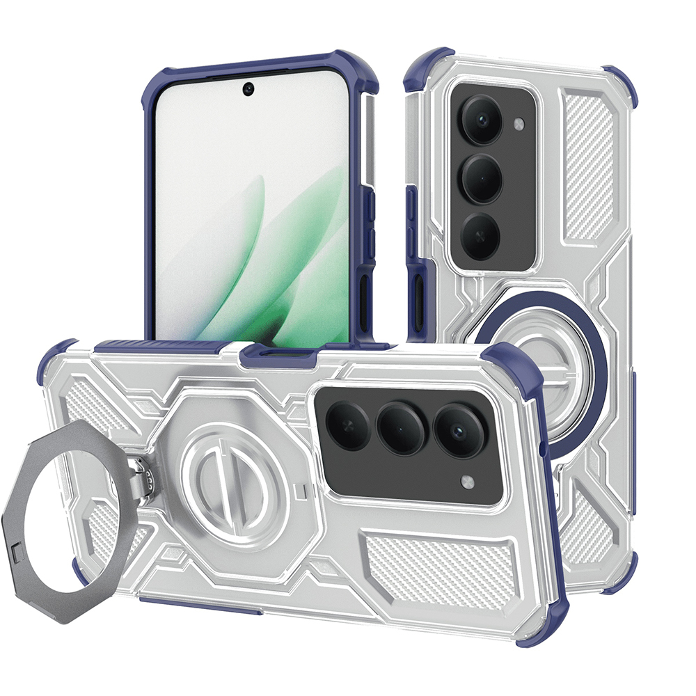 Levně Techsuit Carbon Shield PRO pro Xiaomi Redmi 15 4G/5G modrý průhledný