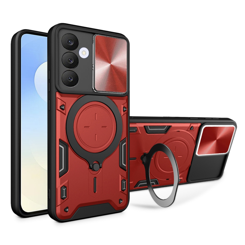 Levně Techsuit CamGuard Pro pro Samsung Galaxy S25 FE červený