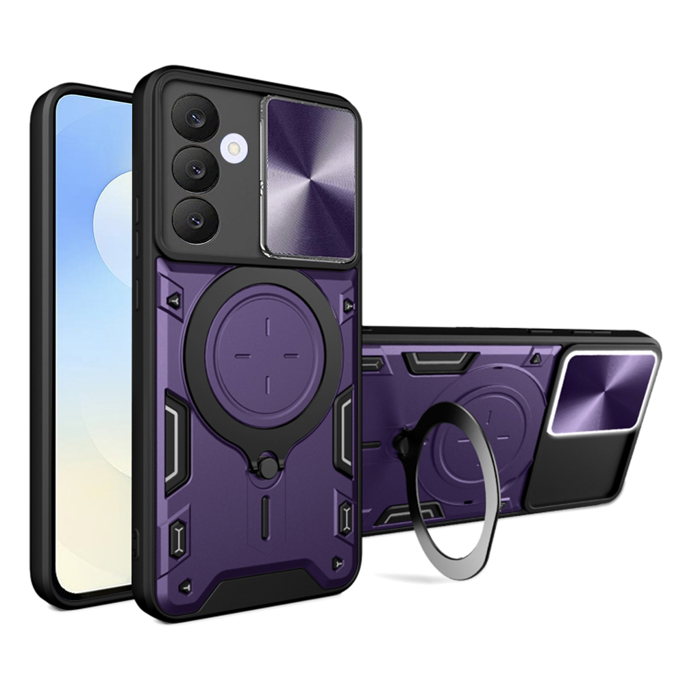 Levně Ochranné pouzdro Techsuit CamGuard Pro pro Samsung Galaxy S25 FE fialové