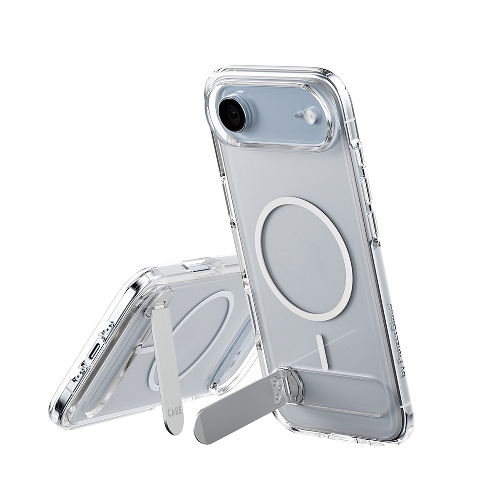 Levně PanzerGlass® CARE Feature Kickstand MagSafe iPhone 17 Air průhledný