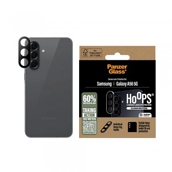 PanzerGlass Hoops Ochrana čočky fotoaparátu Samsung Galaxy A56 5G Transparentní