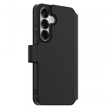 Pouzdro s opěrkou PanzerGlass® CARE pro Samsung Galaxy S25 černé