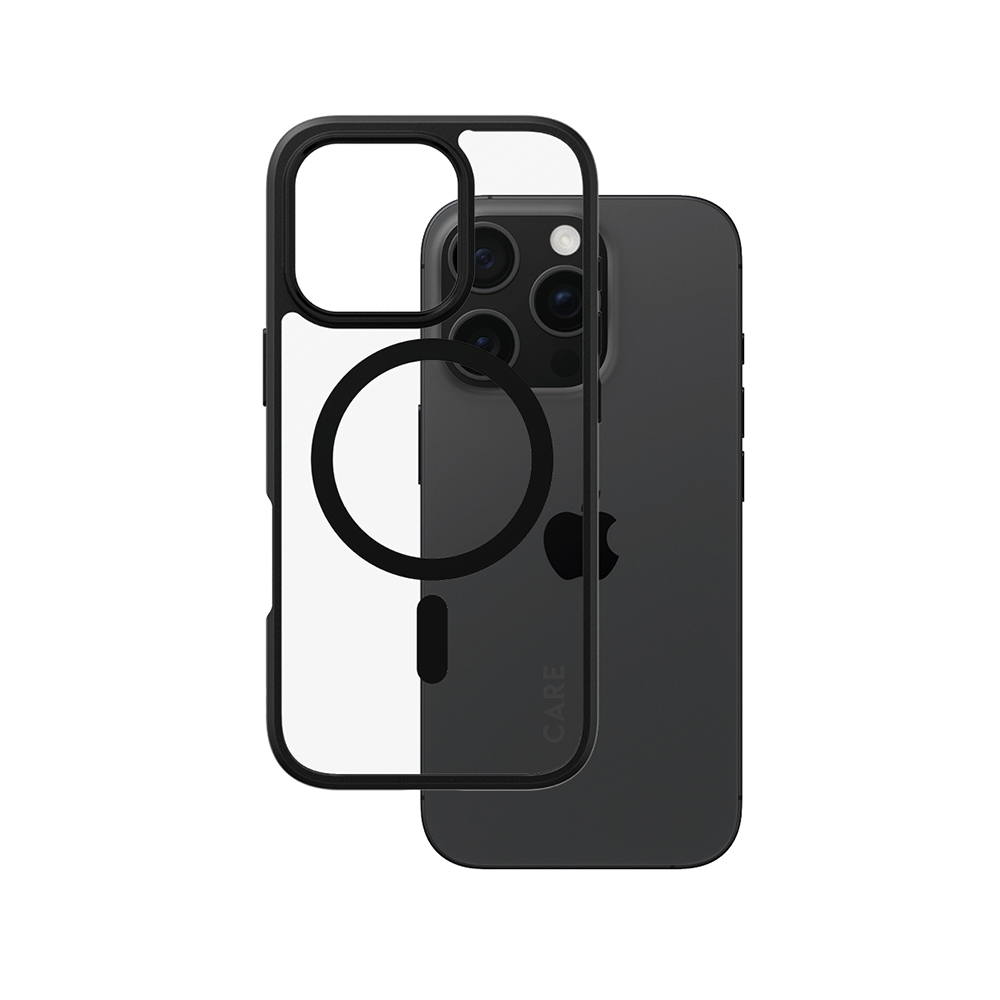 Levně PanzerGlass® CARE Flagship Urban Combat černý MagSafe iPhone 16 Pro černý