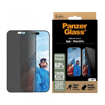 PanzerGlass Ultra-Wide Fit Privacy Screen Protector s EasyAlignerem iPhone 16 Pro černý