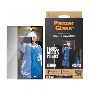 PanzerGlass Ultra-Wide Fit Privacy Screen Protector s EasyAlignerem Samsung Galaxy S24 Ultra černá