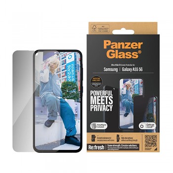 PanzerGlass® Ultra-Wide Fit Privacy ochranné sklo Samsung Galaxy A55 5G čiré