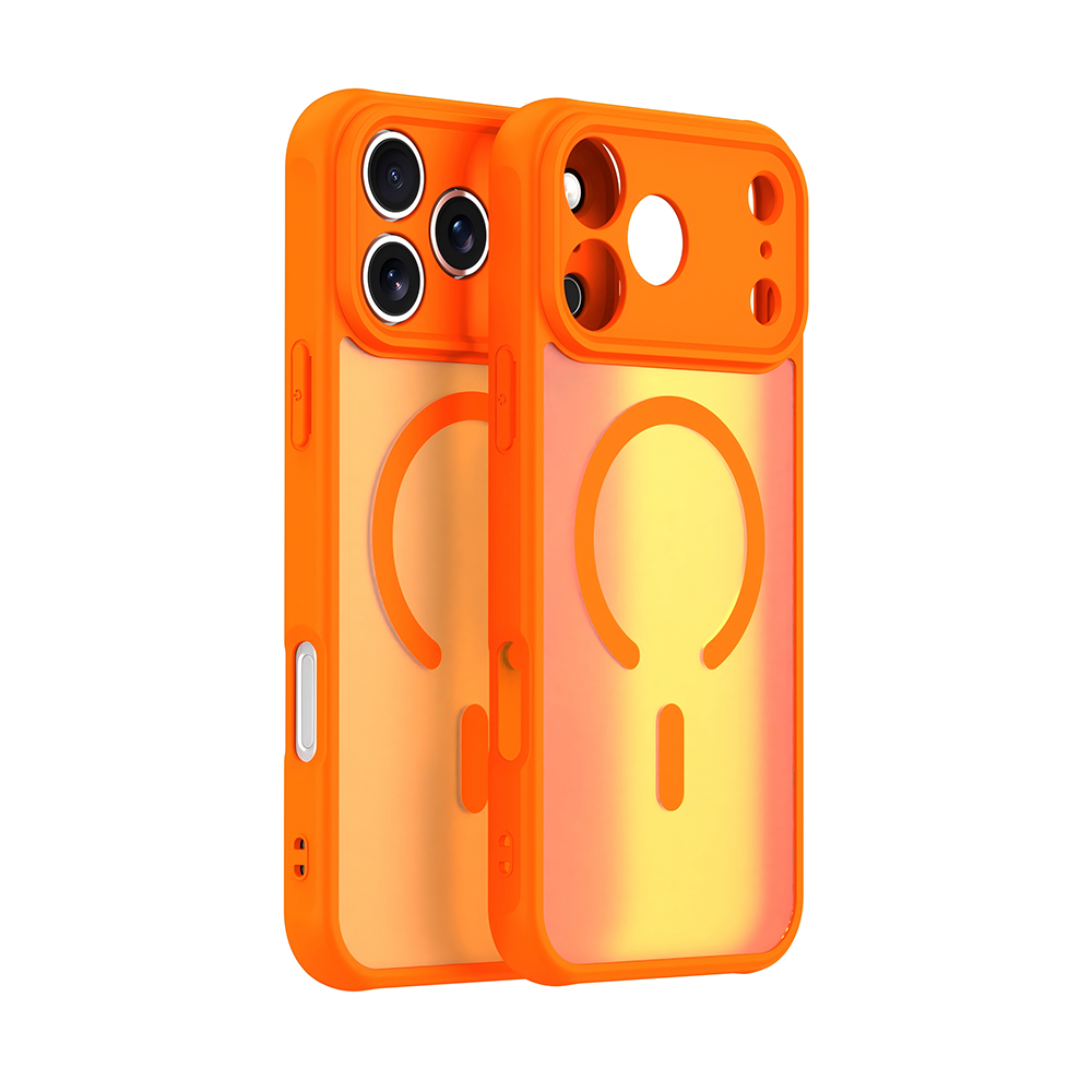 Levně Techsuit HaloFrost II MagSafe pro iPhone 17 Pro Max oranžová