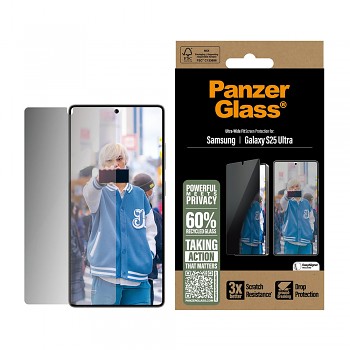PanzerGlass® Ultra-Wide Fit Privacy Screen Protector Samsung Galaxy S25 Ultra čirý