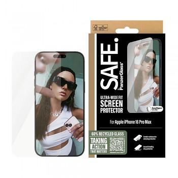 PanzerGlass® SAFE Ultra-Wide Fit Ochranné sklo iPhone 16 Pro Max čiré