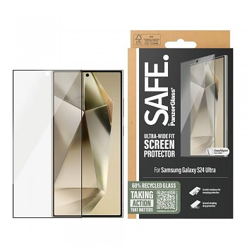 PanzerGlass SAFE Ultra-Wide Fit ochranné sklo s EasyAligner Samsung Galaxy S24 Ultra černá