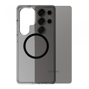 PanzerGlass® CARE Flagship Urban Combat černý Qi kompatibilní Samsung Galaxy S25 Ultra kouřový