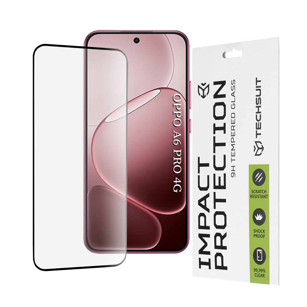 Levně Techsuit 111D ochranné sklo pro Oppo A6 Pro 4G A6 Pro 5G černé