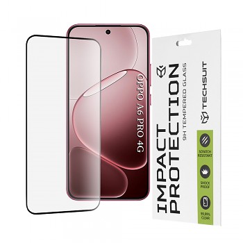 Techsuit 111D ochranné sklo pro Oppo A6 Pro 4G A6 Pro 5G černé