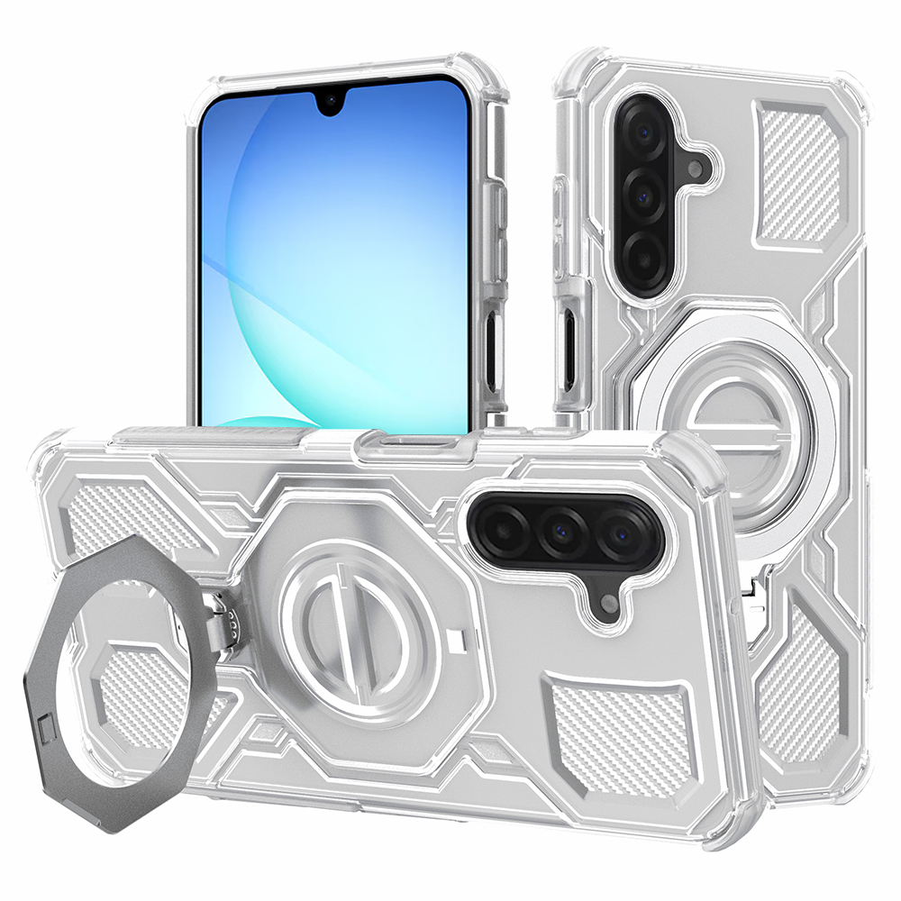 Levně Techsuit Carbon Shield PRO pro Samsung Galaxy A17 5G A17 4G bílá průhledná