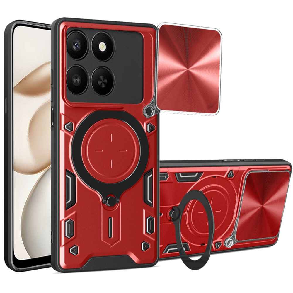 Levně Techsuit CamGuard Pro Honor 400 Smart 5G 400 Smart 4G X7d 4G červená