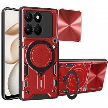 Techsuit CamGuard Pro Honor 400 Smart 5G 400 Smart 4G X7d 4G červená