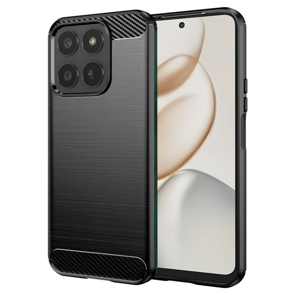 Levně Techsuit Carbon Silicone pro Honor 400 Smart 5G 4G X7d 4G černý