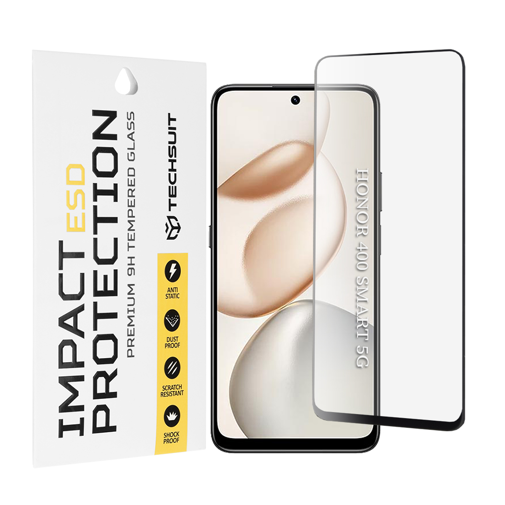 Levně Techsuit ESD sklo Honor 400 Smart 5G 4G 200 90 X7d X7b X7c černé