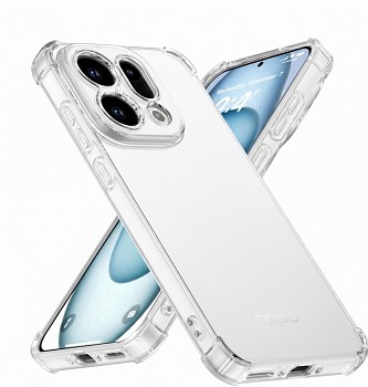 Techsuit Shockproof průhledný silikonový obal Oppo Find X9 průhledný