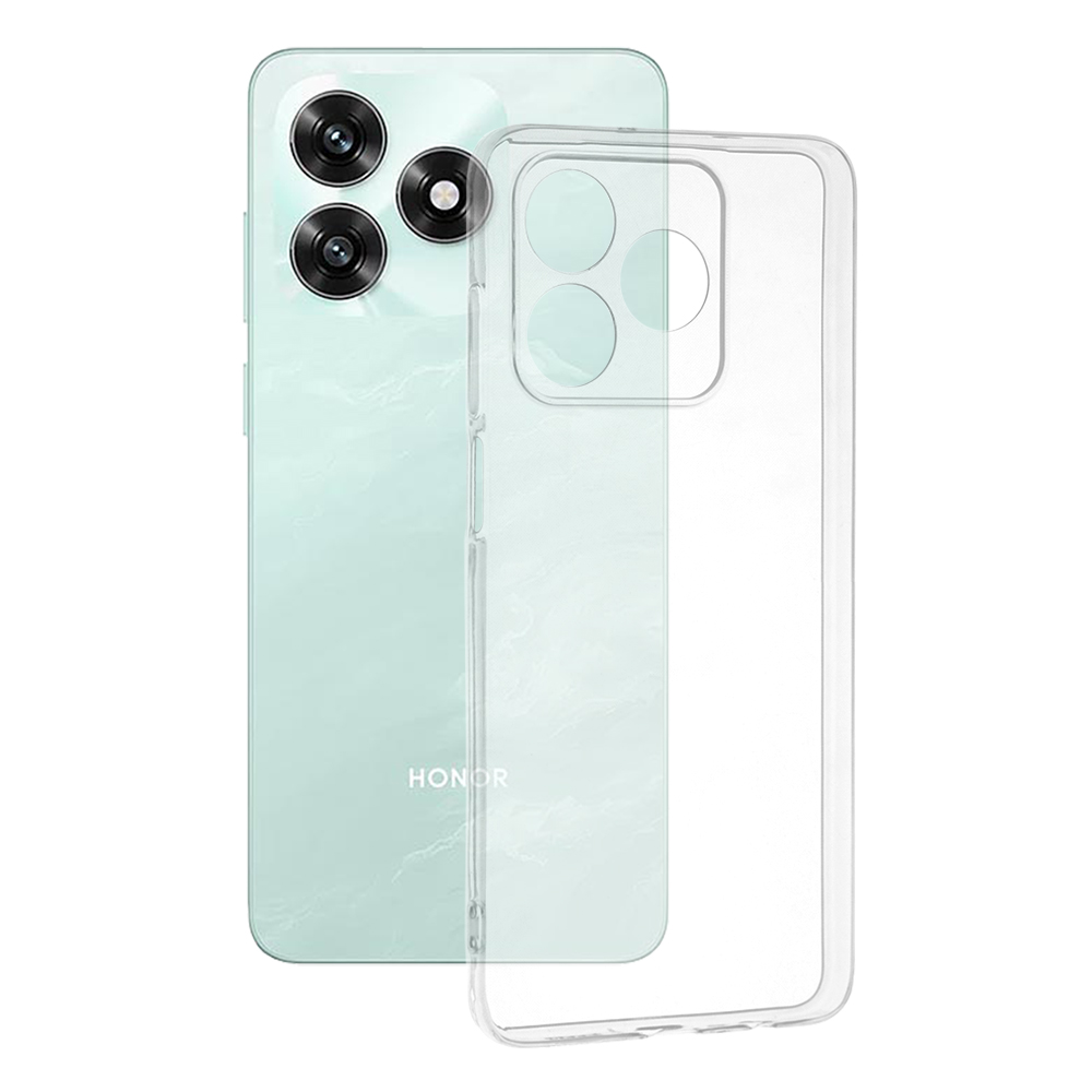 Levně Techsuit silikonové pouzdro Honor X5c Plus průhledné