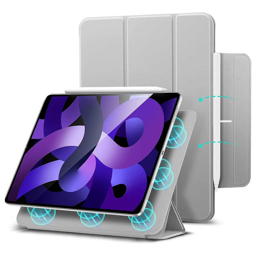Levně ESR Rebound Magnetic iPad Pro 11 2018 Air 4 5 11 2020 2022 2024 šedý