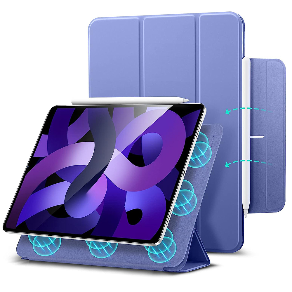Levně ESR Rebound Magnetic iPad Pro 11 2018 Air 4 5 11 2020 2022 2024 levandulová