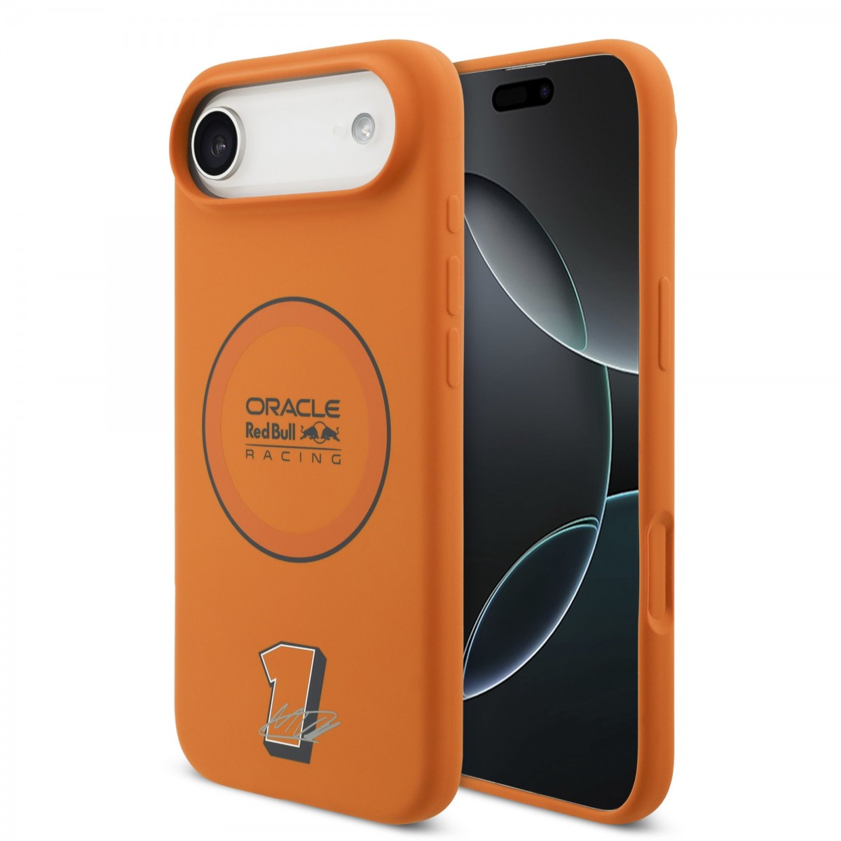 Levně Zadní kryt Red Bull Silicone Blue Ring MagSafe pro iPhone Air Orange