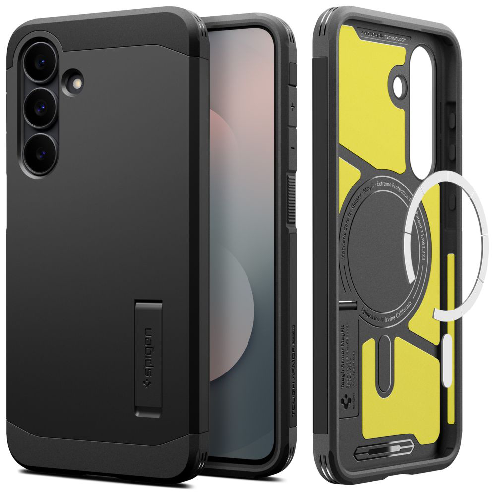 Levně Spigen Tough Armor MagSafe Samsung Galaxy S25 FE černá