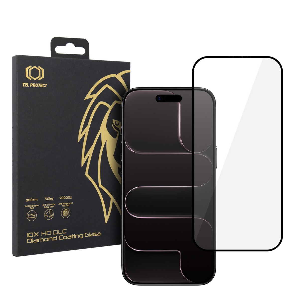 Levně Tvrzené sklo Tel Protect 10X HD DLC Diamond Coating pro iPhone Air