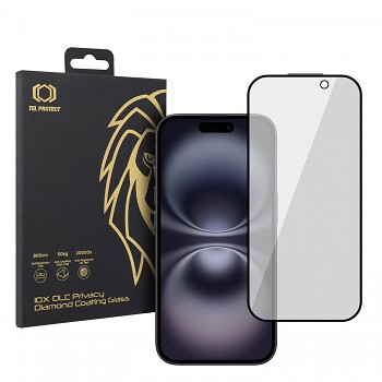 Tvrzené sklo Tel Protect 10X Privacy DLC Diamond Coating pro iPhone 16