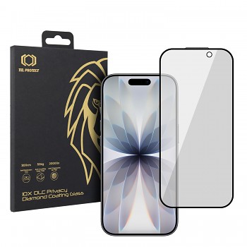Tvrzené sklo Tel Protect 10X Privacy DLC Diamond Coating pro iPhone 16 Pro-17