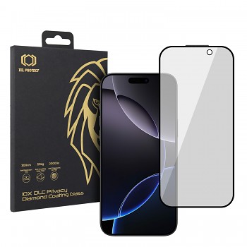 Tvrzené sklo Tel Protect 10X Privacy DLC Diamond Coating pro iPhone 16 Pro Max