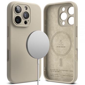 Ringke silikonové magnetické MagSafe iPhone 16 Pro Max kámen