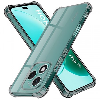 Techsuit nárazuvzdorný čirý silikonový kryt Honor 400 Lite kouřově černá