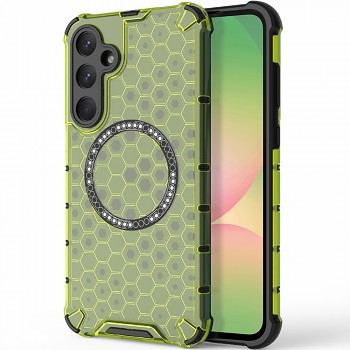 Techsuit honeycomb shield MagSafe Samsung Galaxy A56 5G limetkově zelená