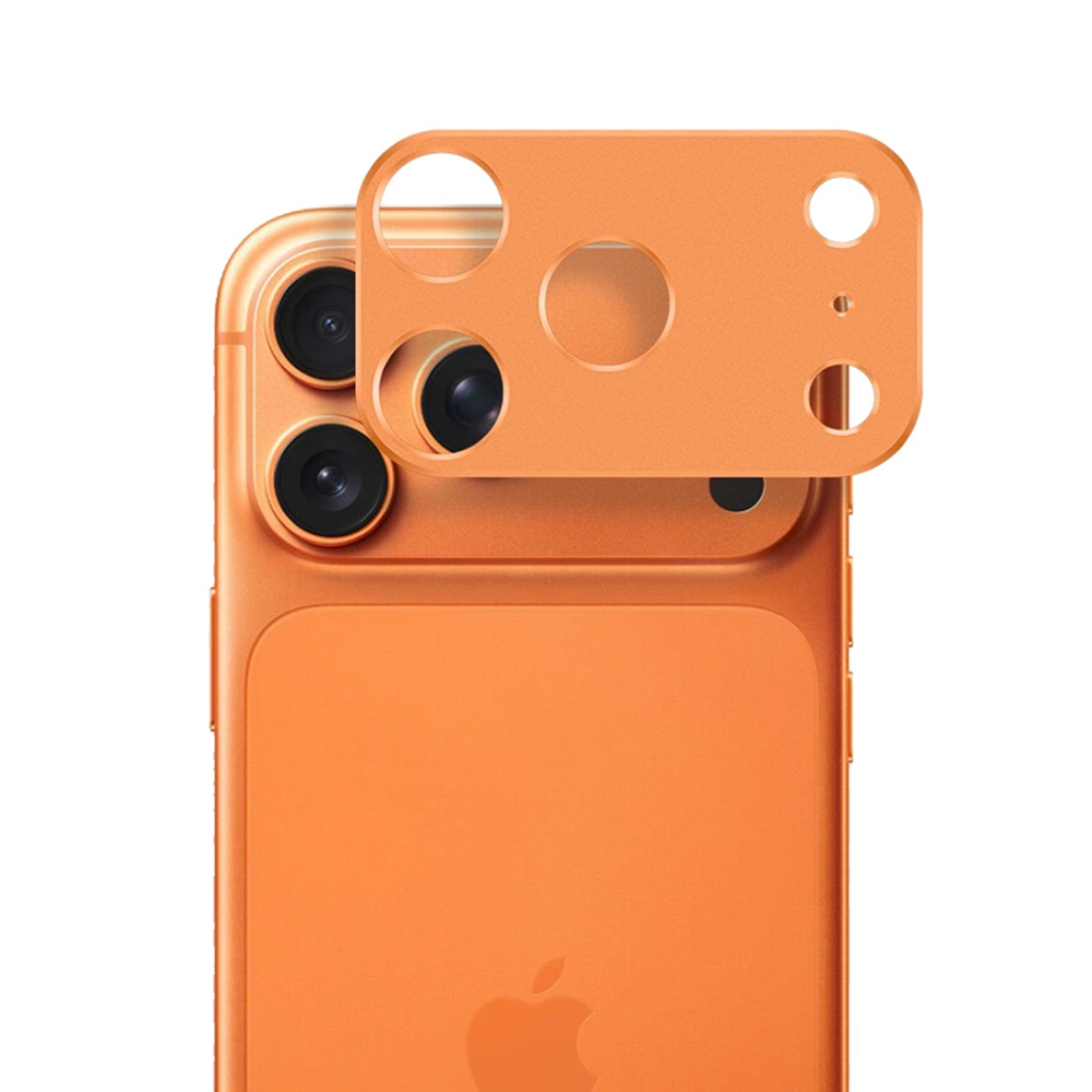 Levně Techsuit ochranné sklo na fotoaparát iPhone 17 Pro oranžové