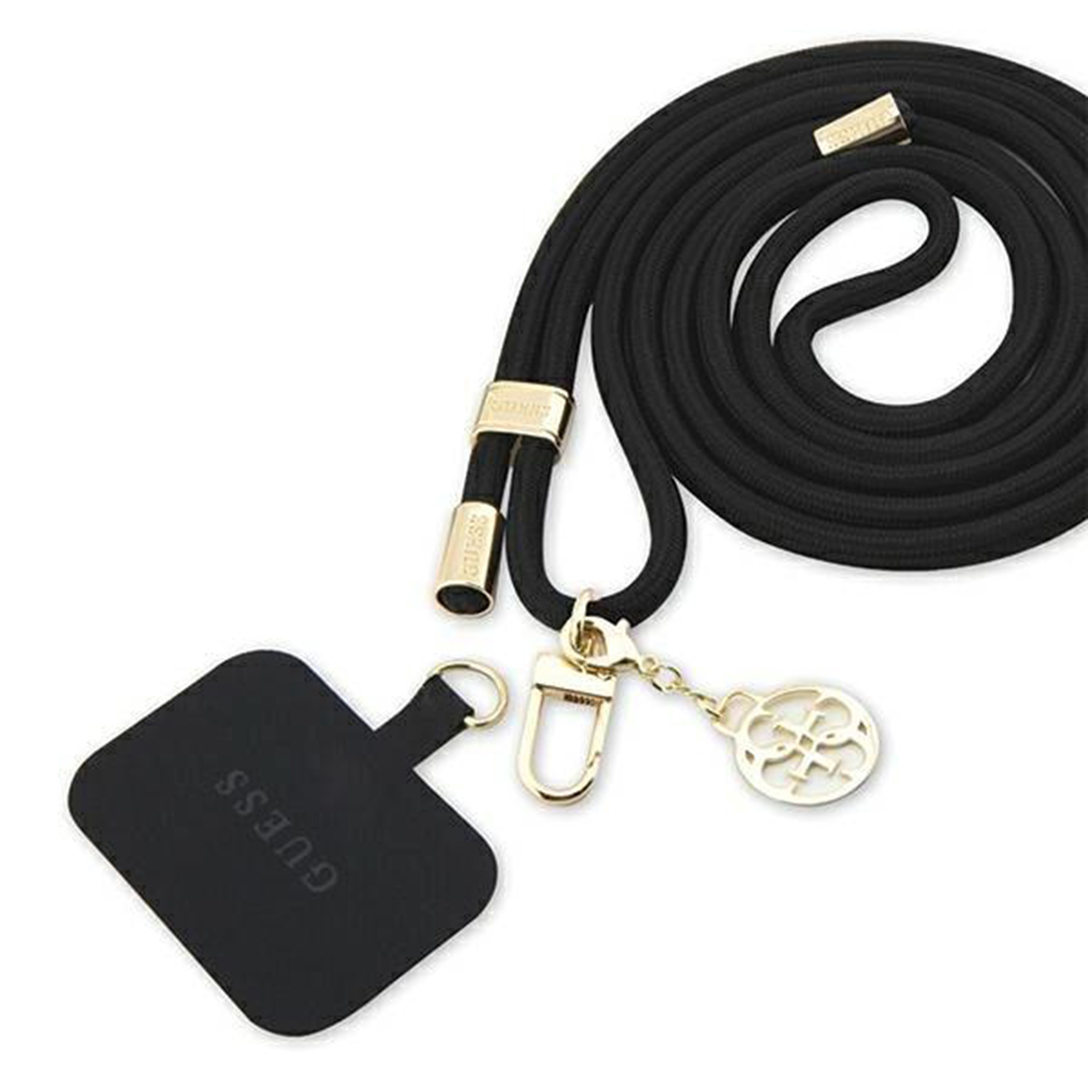 Levně Guess crossbody šňůrka GUOUCNMG4EK univerzální nylon černá