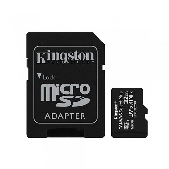 Kingston paměťová karta Canvas Select Plus 32GB MicroSDHC A1 s adaptérem