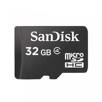 SanDisk paměťová karta SDSDQM-032G-B35 MicroSDHC 32GB Class 4 šedá