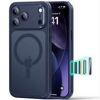 ESR Classic Hybrid HaloLock iPhone 17 Pro Max mrazivě modrá